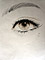 'Eye' untitled. Pencil & charcoal on paper. .65 x .60m (approx)